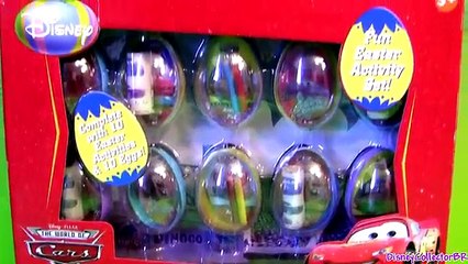 Disney Cars Easter Egg Surprise The World of Cars 10 Activity Set From Pixar toys ultimate review