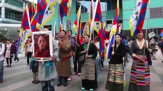 近百台湾人集会支持藏人诉求