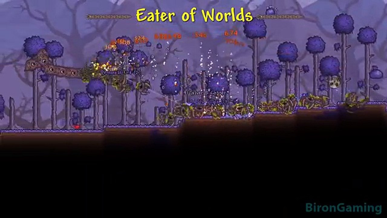 Terraria - Terrarian vs Bosses | Biron