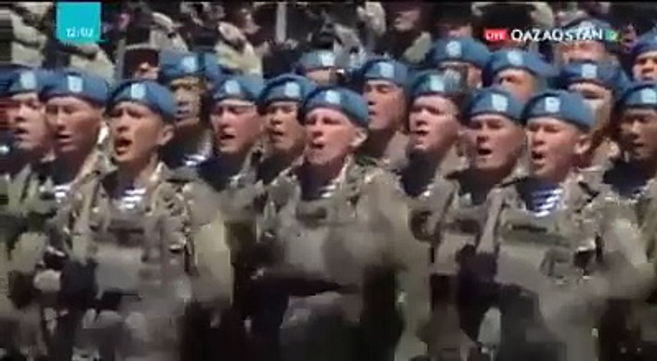 Міне,  қазақ армиясының рухы. Мен Қазақпын әні.