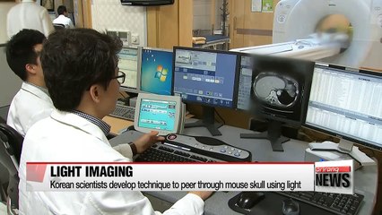 Скачать видео: Korean scientists develop technique to peer through mouse skull using light