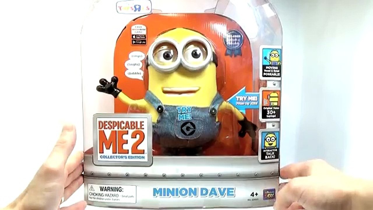 Интерактивная игрушка Миньон / Deluxe Despicable me 2 Minion Dave 9 от Thinkway Toys обзор