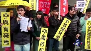 香港“占中”学生领袖被警局传唤