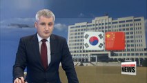 South Korea, China resume working-level defense talks