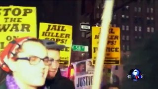 纽约再次爆发反警察抗议示威