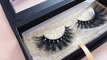 100% handmade, soft natural premium 3d mink lashes with individual eyelashes package.