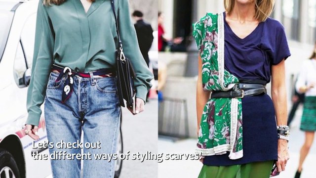 [Showbiz Korea] Sulli(설리) & Hyo-min(효민,T-ara), the various styles of scarves