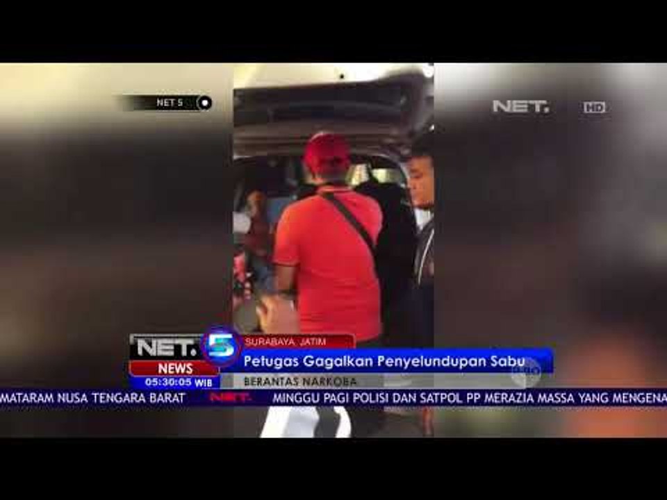 Petugas Gagalkan Penyelundupan Sabu  - NET 5