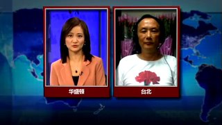 VOA连线:国民党台北市议员李新谈反反服贸运动