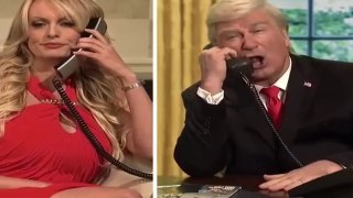 Stormy Daniels SNL  cold open as Cohen and Trump try to get their lies straight