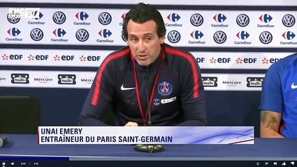 La réponse magique d'Emery sur le nom des joueurs des Herbiers