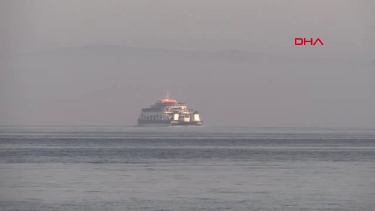 Çanakkale Boğazı Sis Nedeniyle Çift Yönlü Trafiğe Kapatıldı