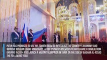 Putin inaugurated as president for fourth Kremlin term