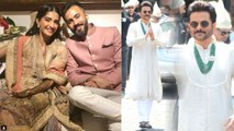 Sonam Kapoor Wedding: सबसे पहले पहुंचे पापा Anil Kapoor, खूब जंचे white sherwani में | FilmiBeat