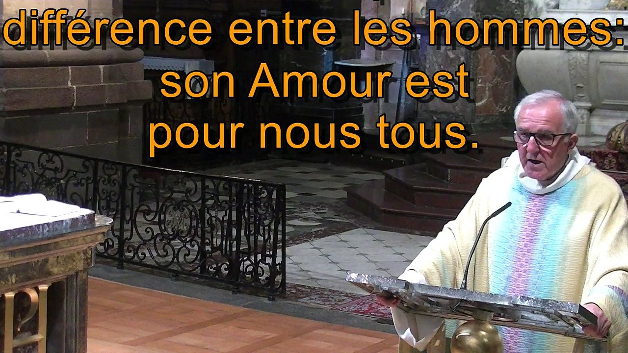 Homélie du Père  Bernard Heudré