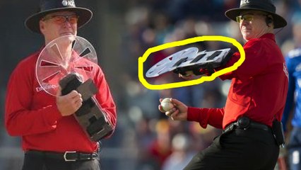 IPL 2018: Umpire Using Modern-Day Protective Gear