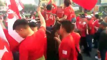 CĐV Nam Định và Hải Phòng diễu hành tạo nên không khí lễ hội tại Thiên Trường Vòng 3 VLeague 2018