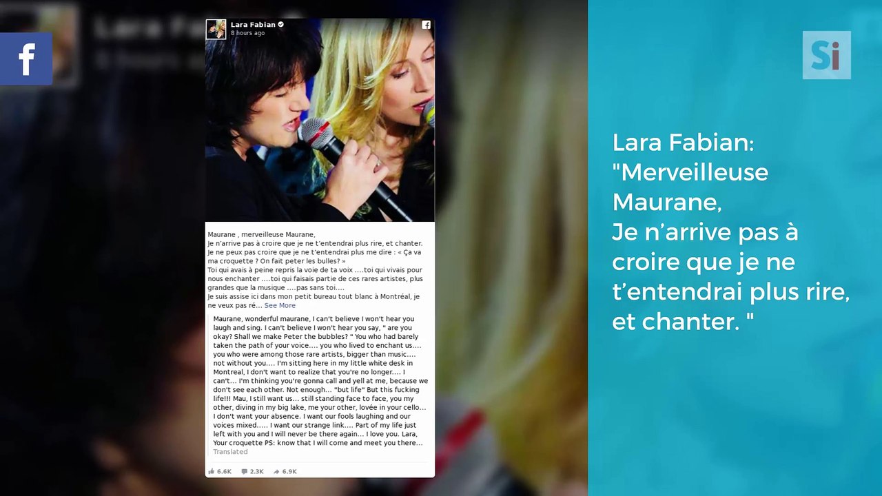 Les hommages à Maurane