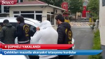 Çaldıkları mazotla akaryakıt istasyonu kurdular!