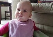 Baby Tries Greek Yogurt for the First Time
