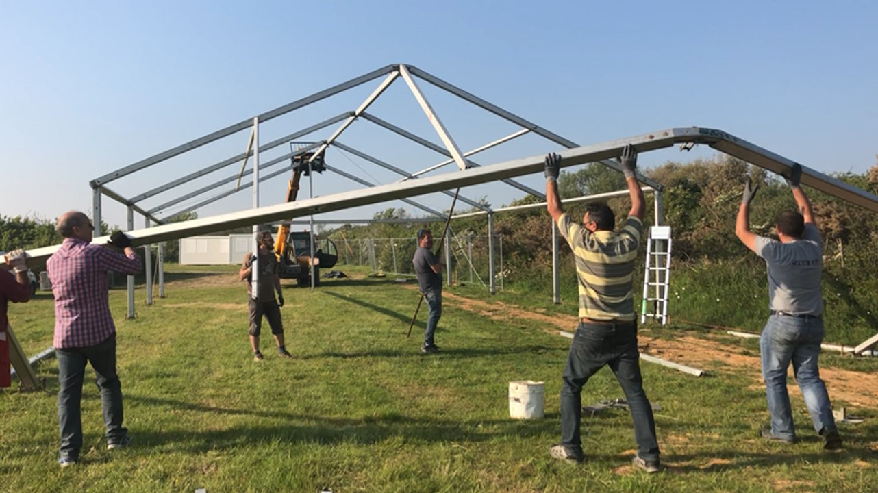 Préparation du festival La 7e Vague