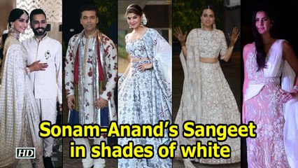 Sonam Kapoor’s Sangeet in shades of white