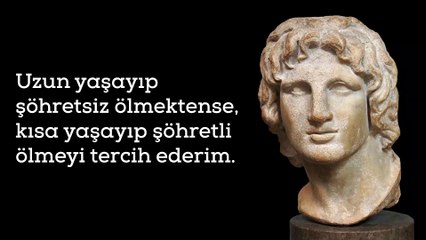 Büyük İskender Sözleri