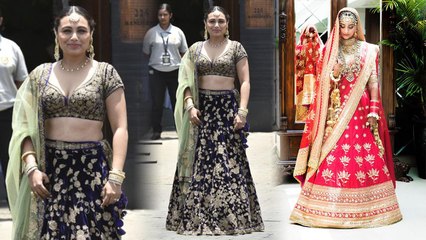 Download Video: Sonam Kapoor Wedding: Rani Mukherjee SIZZLES in TRADITIONAL lehenga; Watch Video । FilmiBeat