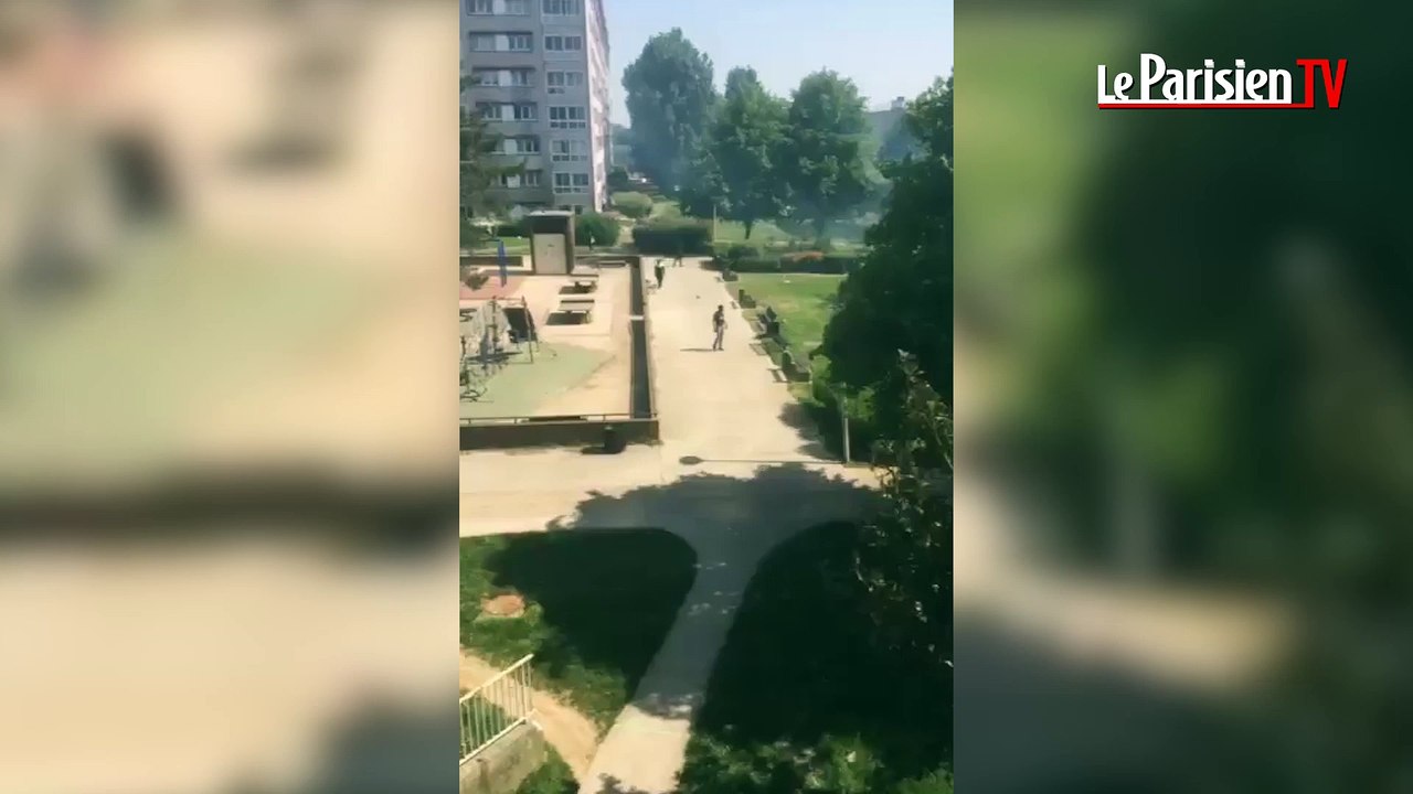 Champigny :  la vidéo des interpellations dans le quartier de la place Rodin