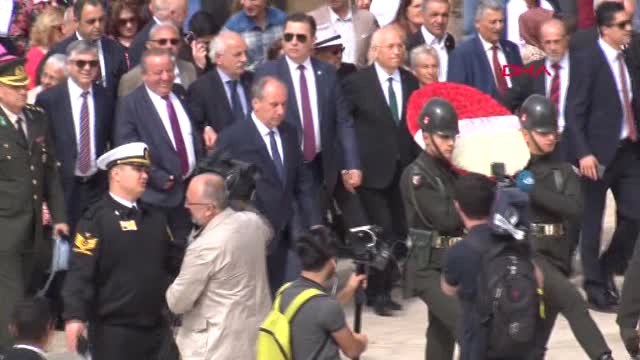 CHP'nin Cumhurbaşkanı Adayı Muharrem İnce, Anıtkabir'i Ziyaret Etti - 1