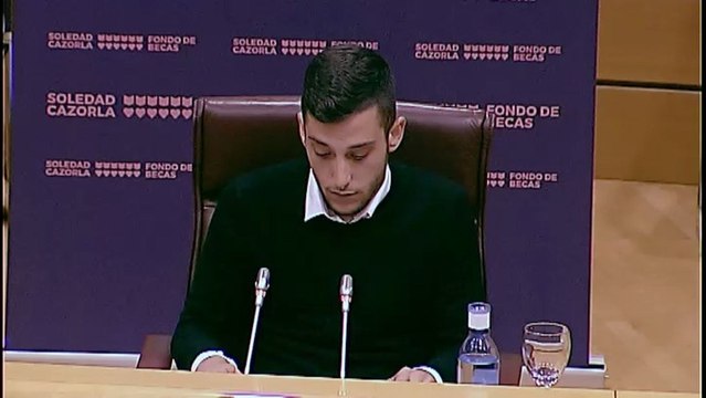 Joshua, huérfano de la violencia machista, emociona al Senado con este alegato.