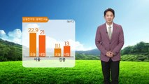 [날씨] 내일 아침 다소 쌀쌀...낮 동안 기온 올라 따뜻 / YTN