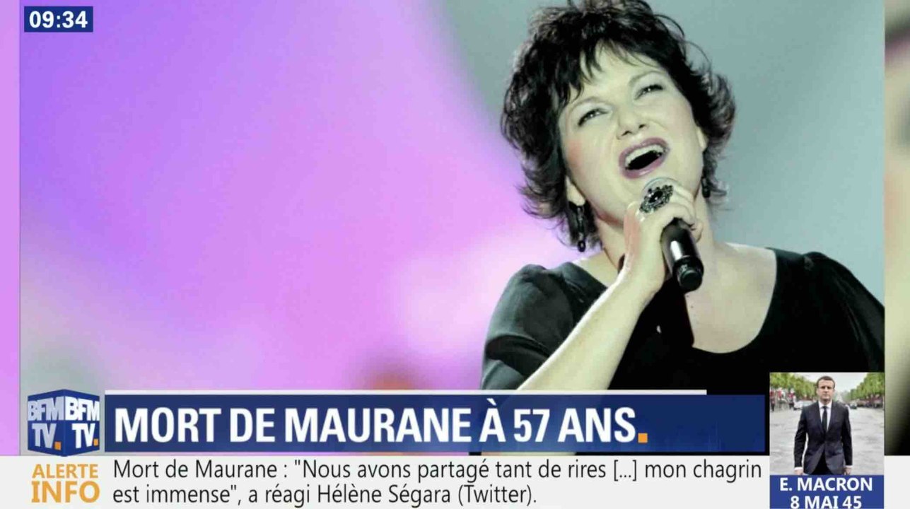 La chanteuse belge Maurane est décédée - ZAPPING ACTU DU 08/05/2018