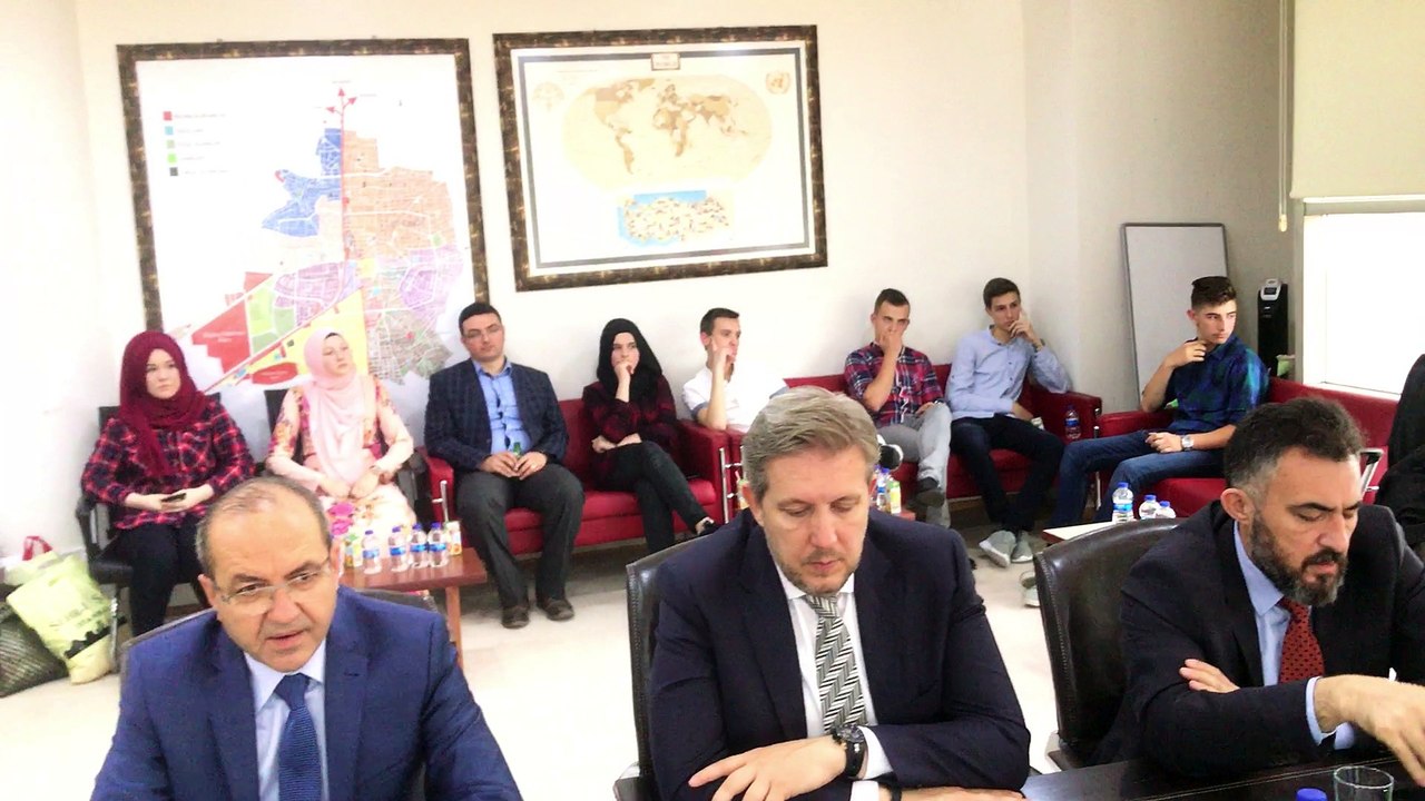 Bosna Hersek Medrese Öğrencileri Akhisar Belediye Başkanı Salih Hızlı ziyareti