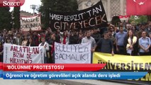 Beyazıt Meydanı’nda “bölünme” protestosu