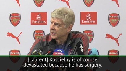 下载视频: Koscielny is 'devastated' to miss the World Cup - Wenger