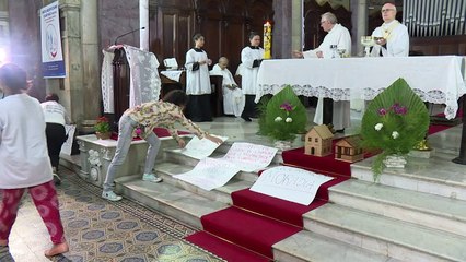 Misa conmemora a víctimas del edificio que colapsó en Sao Paulo