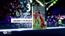 Bình chọn MS3 Lê Sỹ Minh bàn thắng đẹp nhất tháng 4 VLeague 1 - 2018