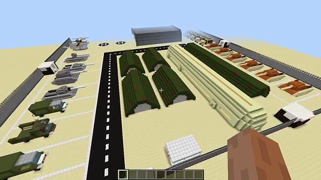ВОЕННАЯ БАЗА С МЕХАНИЗМАМИ (КАРТА) в Minecraft