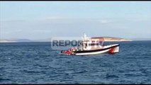 Report TV - Forca Detare shqiptare shpëtojnë ​100 shtetas sirianë në detin Egje