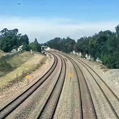 Four Trains coming together...!!!Rare scene...!!!