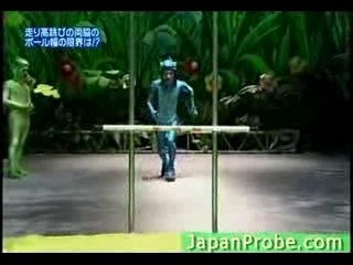 Saut en hauteur à la japonaise