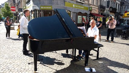 Le prélude de Bach joué par deux professeurs du conservatoire de Verviers