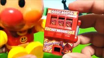 アンパンマン おもちゃアニメ ポケモン スロット ゲームで遊ぼう！バイキンマンもいるよ！Miniature Toys