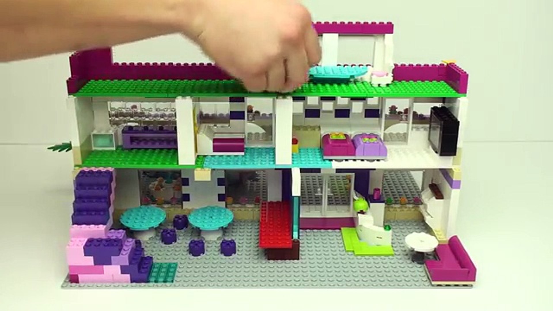 Lego Friends Heartlake Grand Hotel Build Review Part 2 By Misty Brick Video Dailymotion