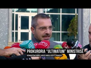 Prokuroria “ultimatum” Ministrisë - Top Channel Albania - News - Lajme