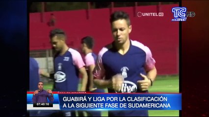 Guabirá y Liga por la clasificación a la siguiente fase de Sudamericana