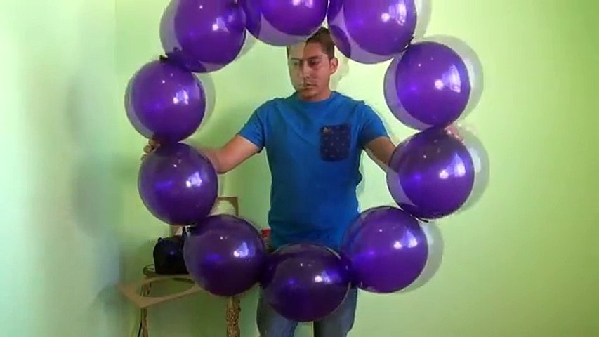 Como hacer esfera con globos bipolo , quick link o link a loon # 23