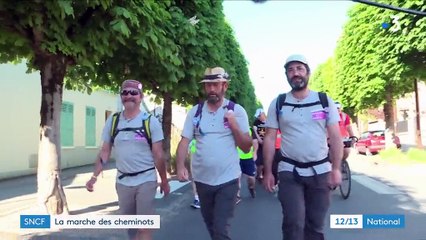 SNCF : la marche des cheminots