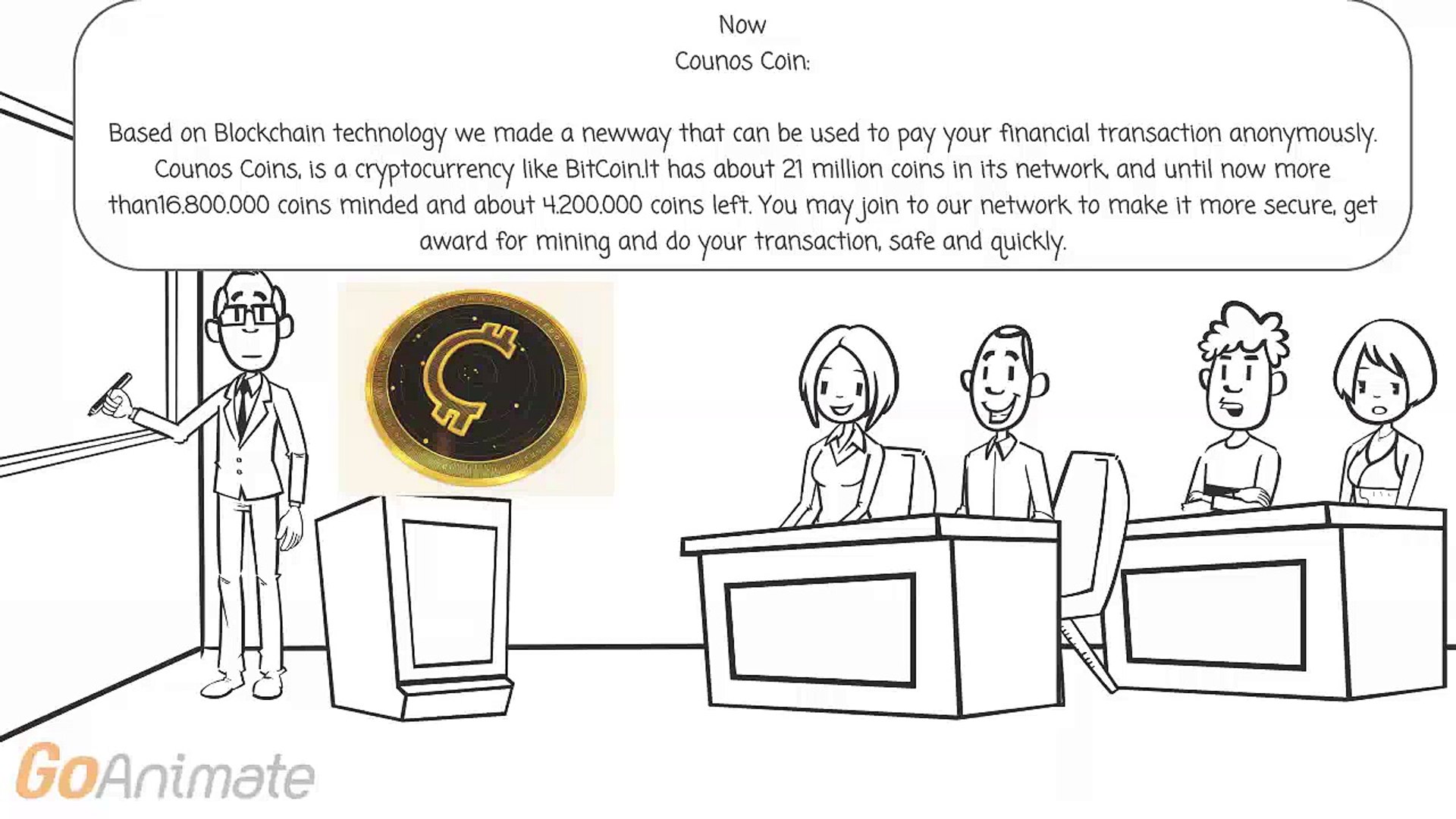 Информация о новой криптовалюте под названием Counos